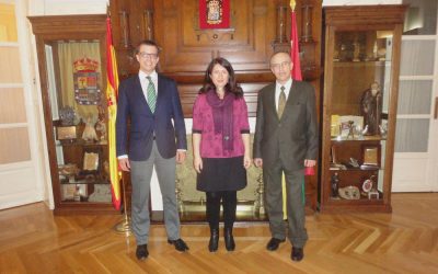 Visita de  la Ministra Consejera de la Embajada de Bosnia Herzegovina, Dña. Jordana Milosevic.