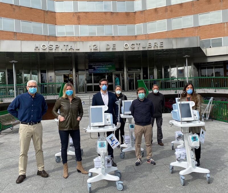 José Antonio Rupérez participa en la donación a Madrid de cinco respiradores
