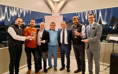 ASISTENCIA DEL PRESIDENTE DEL CENTRO RIOJANO DE MADRID A LA INAUGURACIÓN DE NATURA RESORTS, EN CASALARREINA.