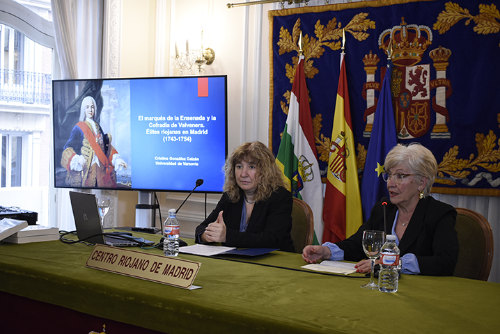 2025 05 05 Conferencia EL MARQUÉS DE LA ENSENADA Y LA COFRADÍA DE VALVANERA. ÉLITES RIOJANAS EN MADRID 1743-1754 Noche de Gala, 30 de noviembre de 2024