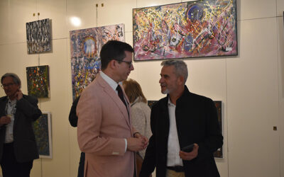 Inauguración de la exposición de Abdel Llah Lkaddourne