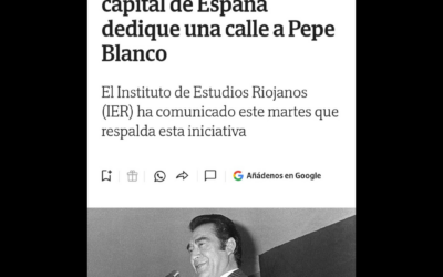 La campaña del Centro Riojano de Madrid en homenaje a Pepe Blanco llega a los medios